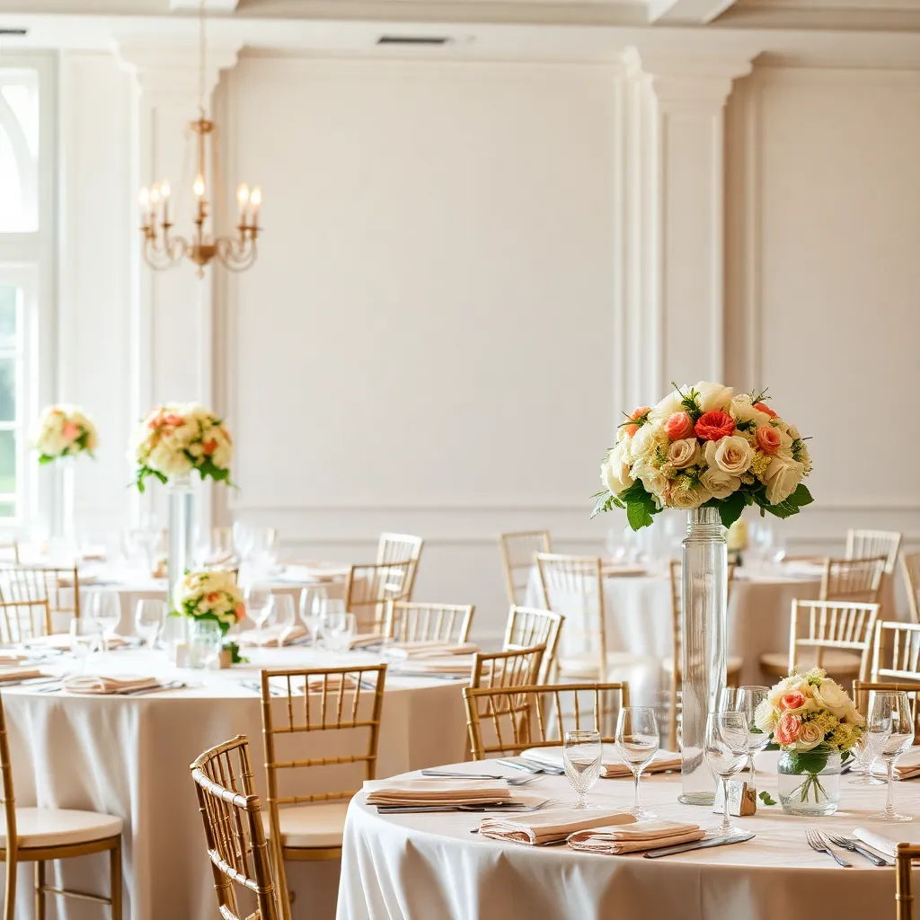 Wedding Setup Stage View